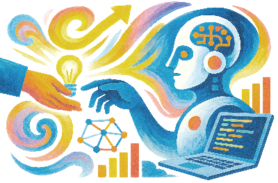 Diagram showing AI training and adoption